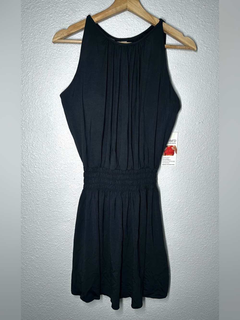 NWT SheBird Ella Bra Dress Black Women’s Size 4 - Loose Seam